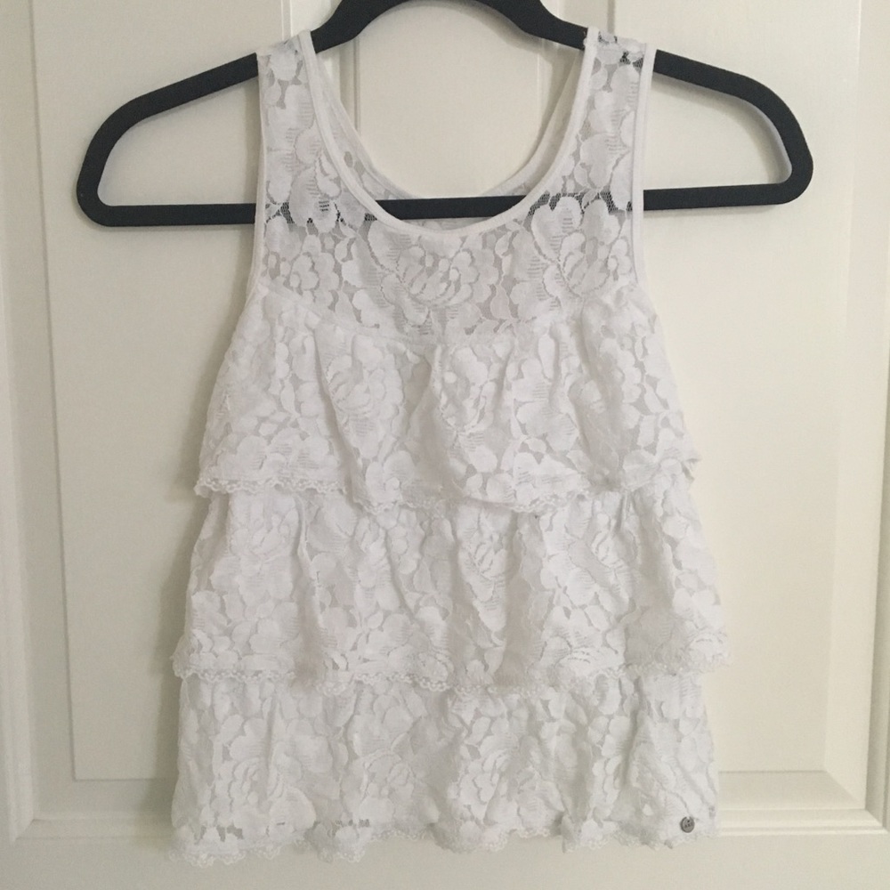 Abercrombie and Fitch fancy lace top x small